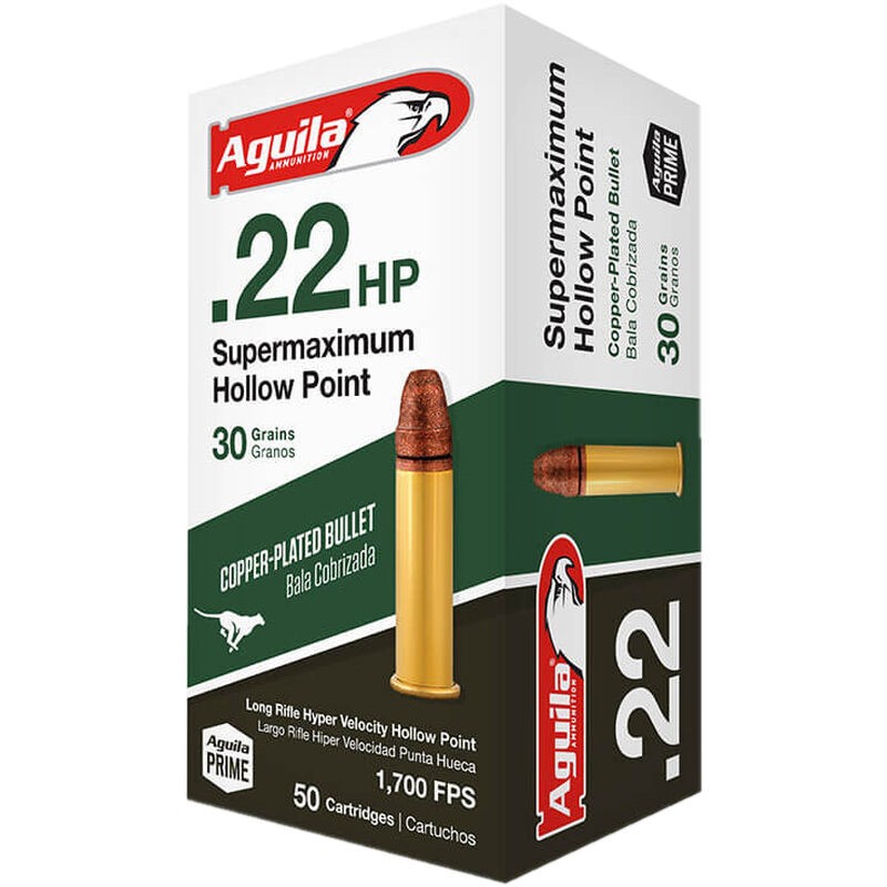 AGUILA 22LR SUPMAX HP 30GR 50 - Taurus Savings